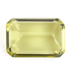 LEMON QUARTZ CUT OCTAGON (GREEN GOLD) 15X10MM 7.30 Cts.