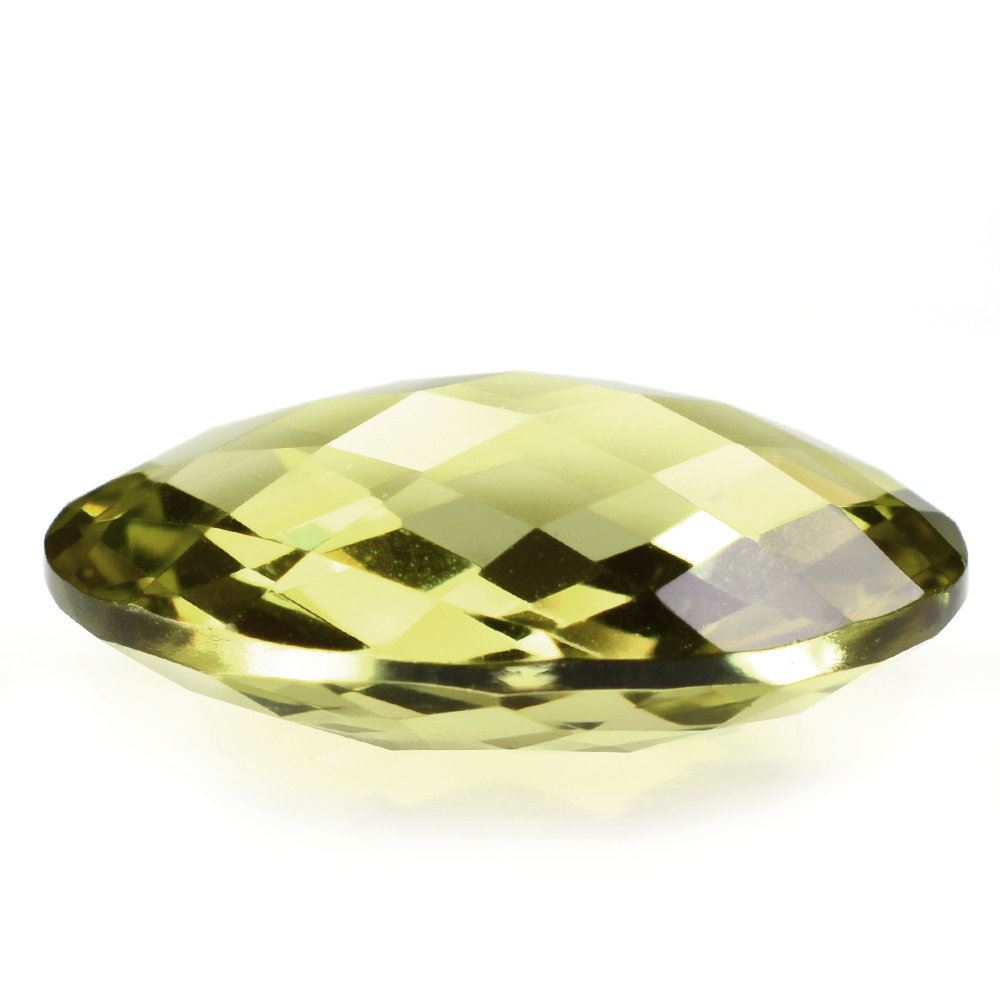 LEMON QUARTZ BRIOLETTE OVAL 20X15MM 14.05 Cts.