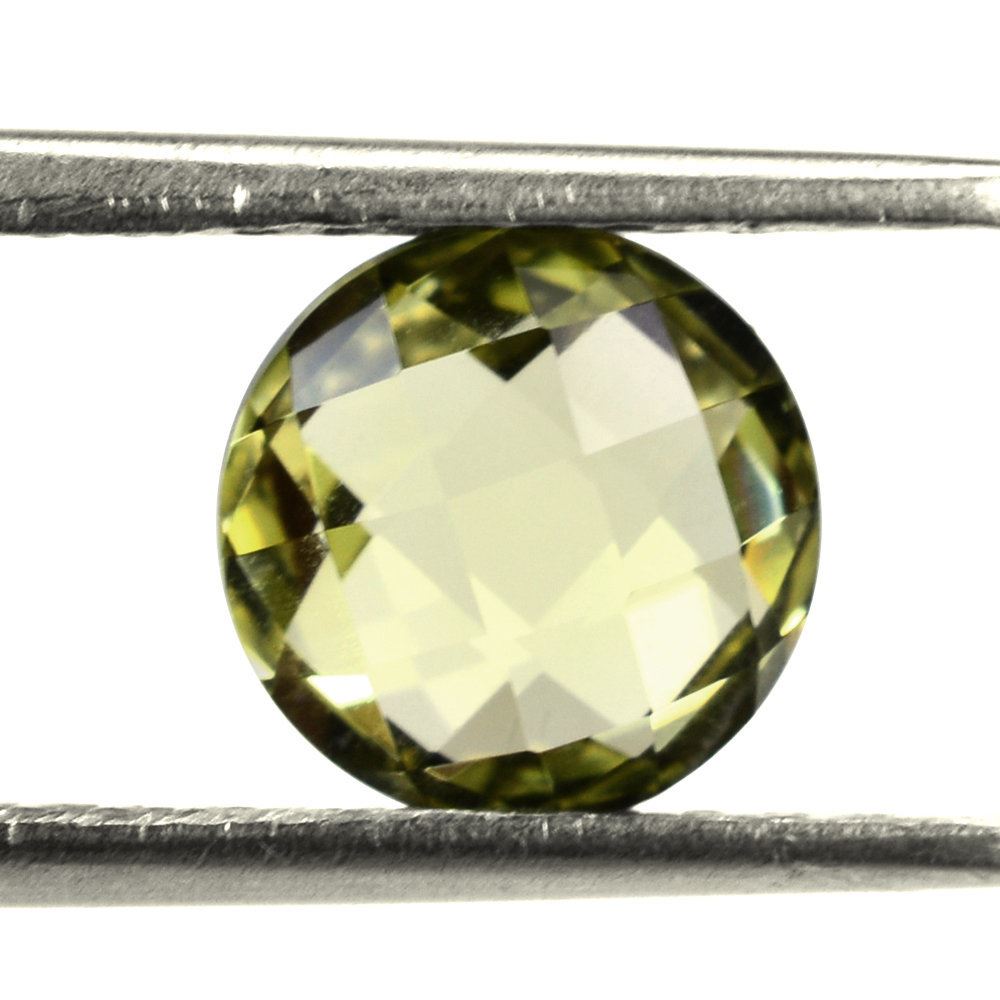 LEMON QUARTZ BRIOLETTE ROUND 8MM 1.65 Cts.