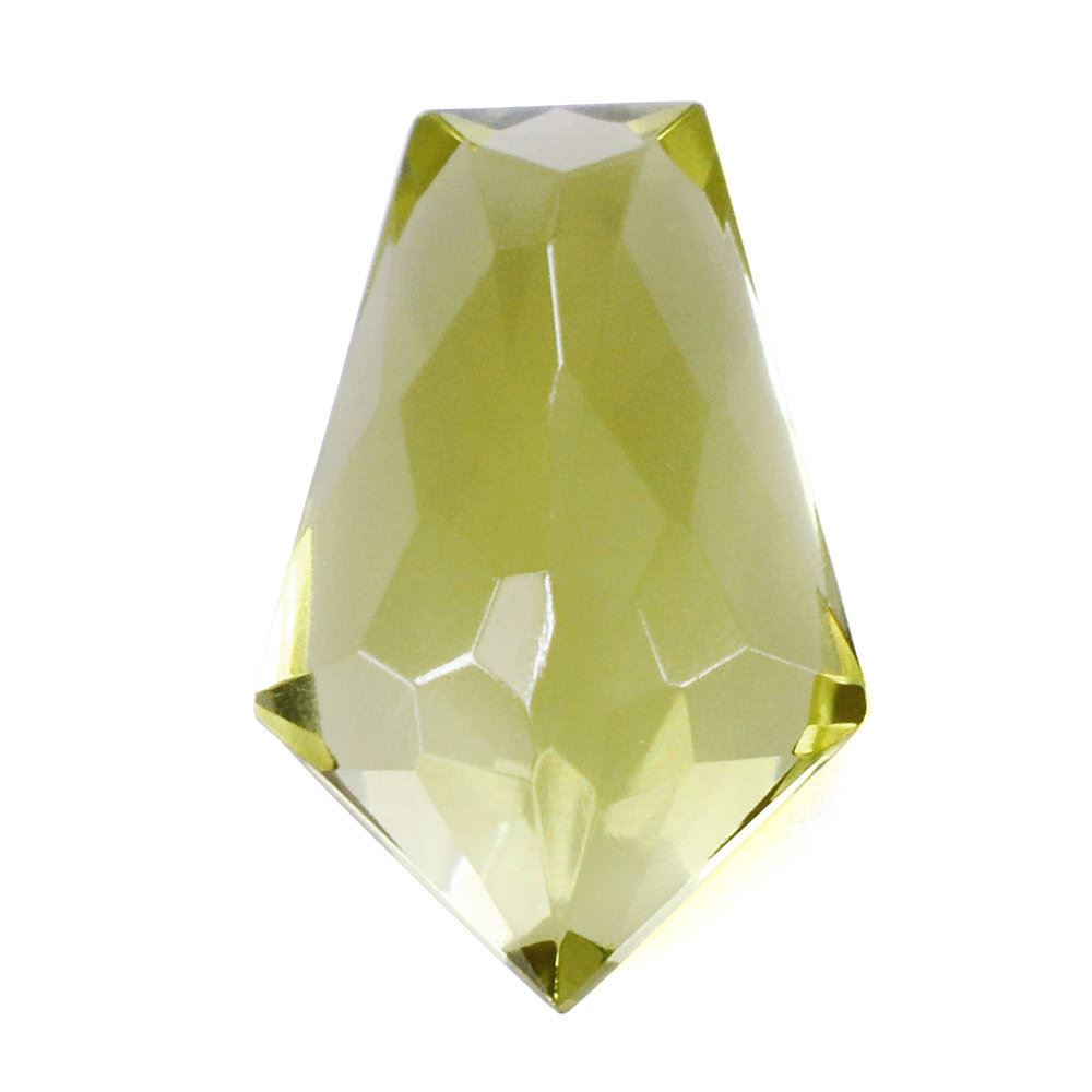LEMON QUARTZ CUT FANCY (GREEN GOLD) 12X8MM 3.10 Cts.
