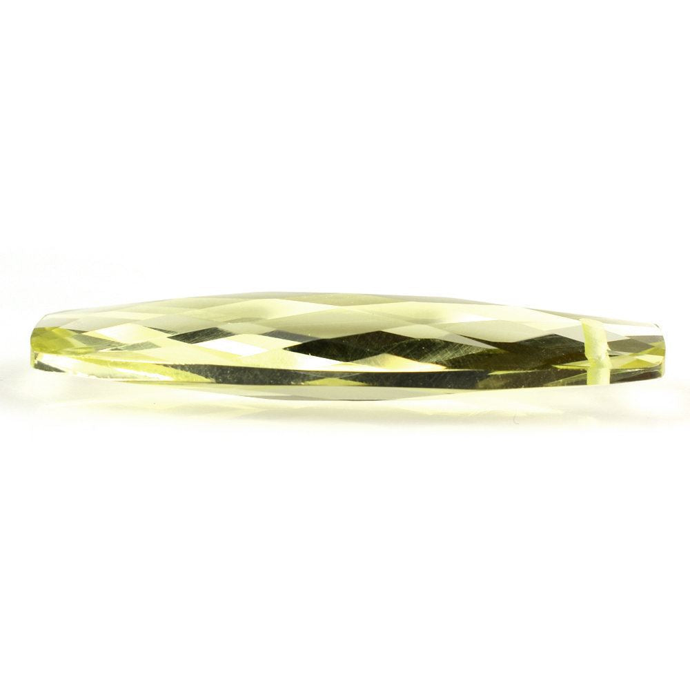 LEMON QUARTZ BRIOLETTE CUSHION (FULL DRILL) (GREEN GOLD) 40X13MM 22.00 Cts.