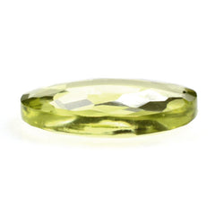 LEMON QUARTZ FLAT OVAL (GREEN GOLD) 15X11.50MM 5.09 Cts.