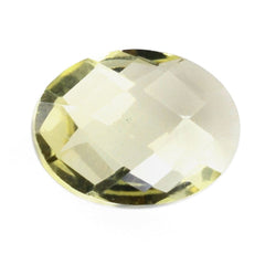 LEMON QUARTZ BRIOLETTE OVAL (GREEN GOLD) 8X6MM 1.09 Cts.