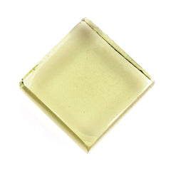 LEMON QUARTZ SQUARE PLATE (GREEN GOLD) 15MM 16.35 Cts.