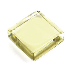 LEMON QUARTZ SQUARE PLATE (GREEN GOLD) 15MM 16.35 Cts.