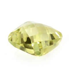 LEMON QUARTZ BRIOLETTE CUSHION (GREEN GOLD) 10MM 3.79 Cts.