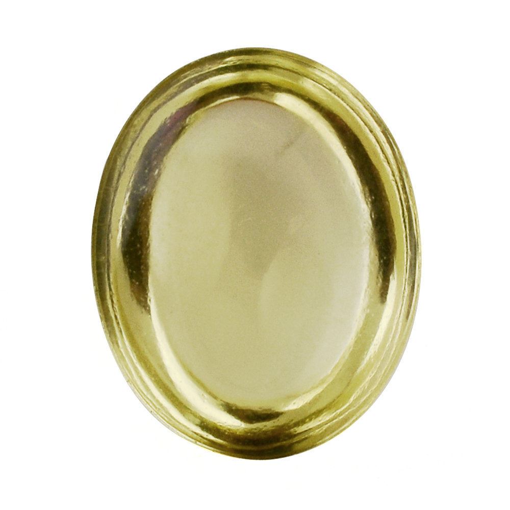 LEMON QUARTZ OVAL CAB (GREEN GOLD) 10X8MM 2.85 Cts.