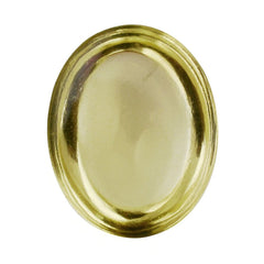 LEMON QUARTZ OVAL CAB (GREEN GOLD) 10X8MM 2.85 Cts.