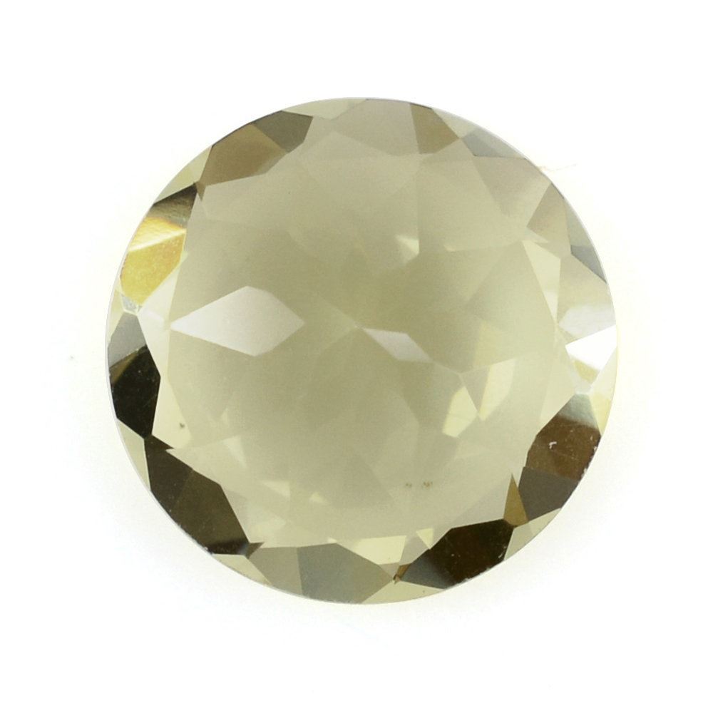 LEMON QUARTZ CUT ROUND (GREEN GOLD) 10MM 3.17 Cts.
