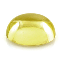 LEMON QUARTZ OVAL CAB (GREEN GOLD) 12X10MM 5.28 Cts.