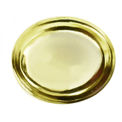LEMON QUARTZ OVAL CAB (GREEN GOLD) 12X10MM 5.28 Cts.