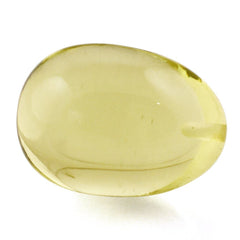 LEMON QUARTZ PLAIN EGGS (GREEN GOLD) 14X10MM 10.35 Cts.