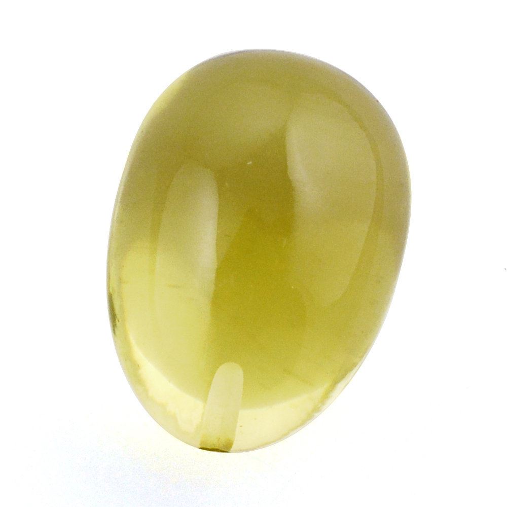LEMON QUARTZ PLAIN EGGS (GREEN GOLD) 14X10MM 10.35 Cts.