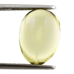 LEMON QUARTZ PLAIN EGGS (GREEN GOLD) 14X10MM 10.35 Cts.