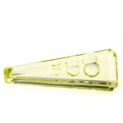 LEMON QUARTZ SUPPER BUBBLE TRAPEZOID (GREEN GOLD) 24X9MM 9.20 Cts.
