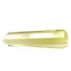 LEMON QUARTZ SUPPER BUBBLE TRAPEZOID (GREEN GOLD) 24X9MM 9.20 Cts.