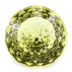 LEMON QUARTZ NIRVANA CUT ROUND (GREEN GOLD) 15MM 8.99 Cts.