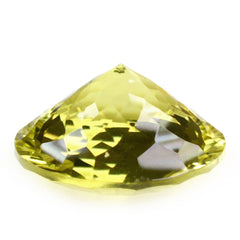 LEMON QUARTZ NIRVANA CUT ROUND (GREEN GOLD) 15MM 8.99 Cts.