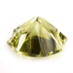 LEMON QUARTZ NINETY CUT ROUND (GREEN GOLD) 15MM 10.98 Cts.