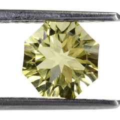 LEMON QUARTZ NINETY CUT ROUND (GREEN GOLD) 8MM 1.80 Cts.