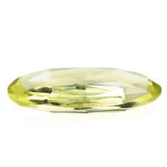 LEMON QUARTZ ROSE CUT BRIOLETTE OVAL 20X10MM 6.21 Cts.