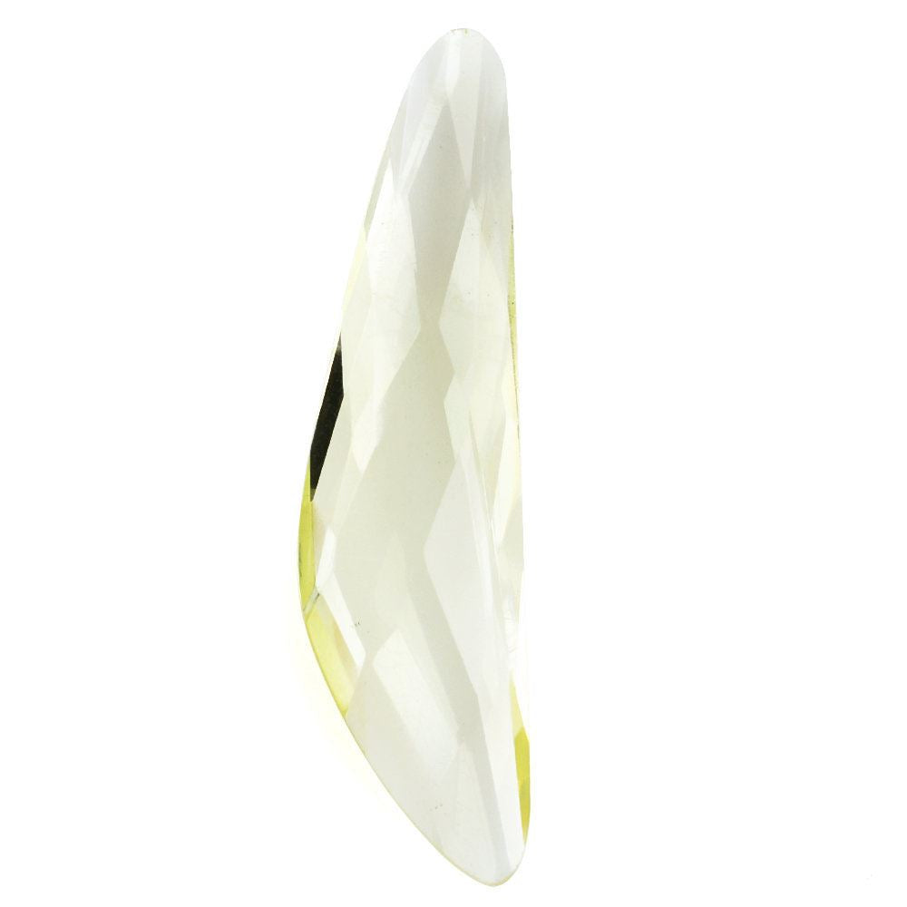 LEMON QUARTZ BRIOLETTE HALF PEAR 27X7MM 3.17 Cts.