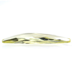 LEMON QUARTZ BRIOLETTE HALF PEAR 27X7MM 3.17 Cts.
