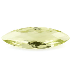 LEMON QUARTZ CHECKER CUT MARQUISE 25X8MM 5.44 Cts.