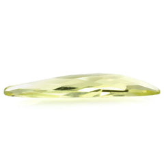 LEMON QUARTZ BRIOLETTE HALF PEAR 35X7.80MM 7.95 Cts.