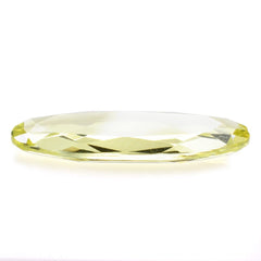 LEMON QUARTZ BOTH SIDE TABLE CUT OVAL 28.50X10MM 9.60 Cts.