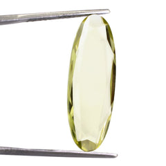 LEMON QUARTZ BOTH SIDE TABLE CUT OVAL 28.50X10MM 9.60 Cts.