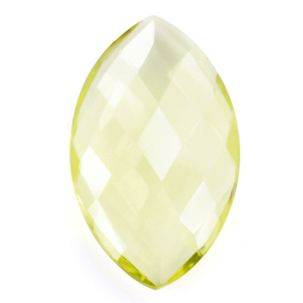 LEMON QUARTZ BRIOLETTE MARQUISE 20X12MM 6.00 Cts.
