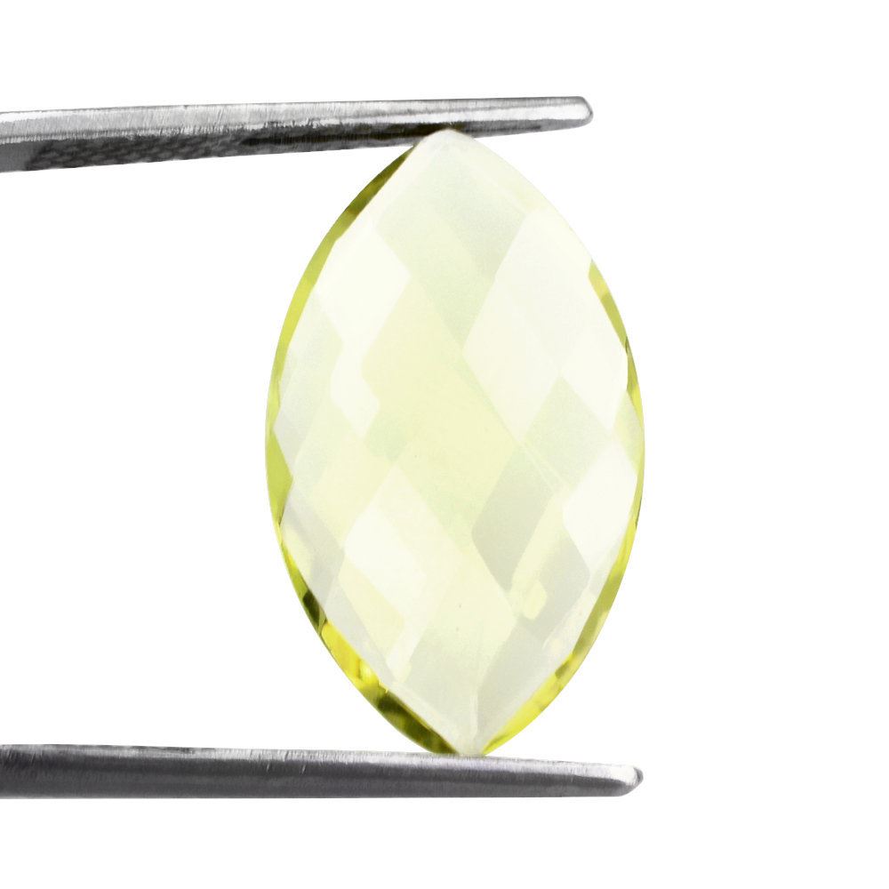 LEMON QUARTZ BRIOLETTE MARQUISE 20X12MM 6.00 Cts.
