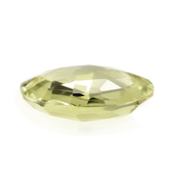 LEMON QUARTZ ROSE CUT BRIOLETTE ROUND 12MM 3.57 Cts.
