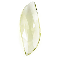 LEMON QUARTZ ROSE CUT BRIOLETTE FANCY 29X11.50MM 8.30 Cts.