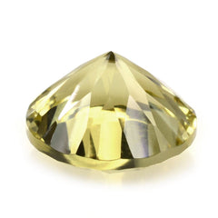 LEMON QUARTZ CONCAVE CUT ROUND 12MM 5.80 Cts.