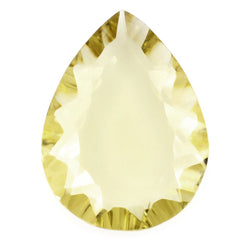 LEMON QUARTZ CONCAVE PEAR 16X12MM 4.64 Cts.