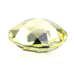 LEMON QUARTZ BRIOLETTE ROUND (GREEN GOLD) (SI) 10MM 3.22 Cts.