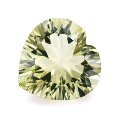 LEMON QUARTZ CONCVE CUT HEARTS (LITE) (DES#79) 12MM 5.30 Cts.