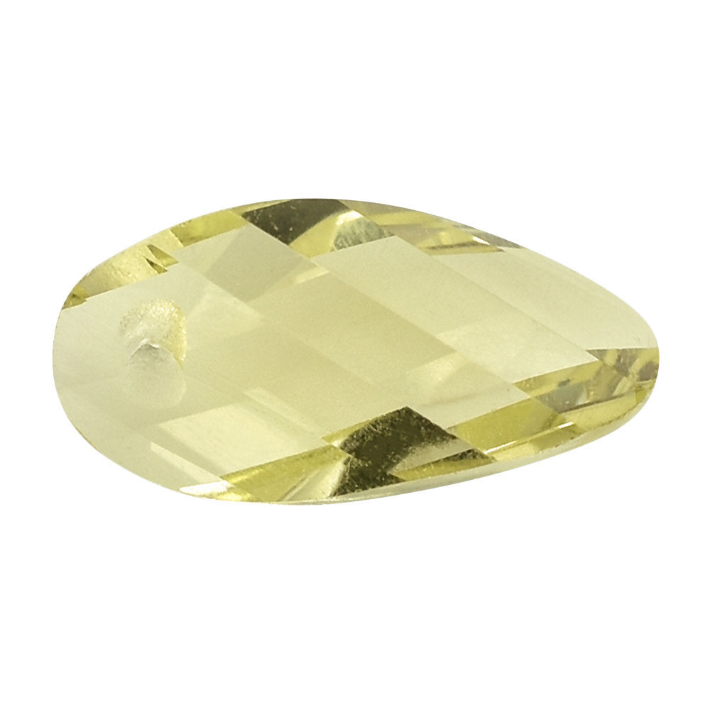LEMON QUARTZ FANCY SHAPE (FULL DIRLL) 10X5.50MM 1.11 Cts.