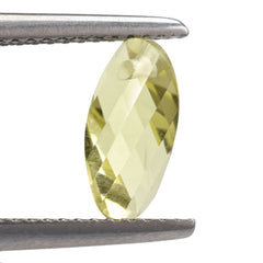 LEMON QUARTZ FANCY SHAPE (FULL DIRLL) 10X5.50MM 1.11 Cts.