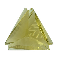 LEMON QUARTZ CONCAVE FANCY TRILLION 14MM 8.05 Cts.