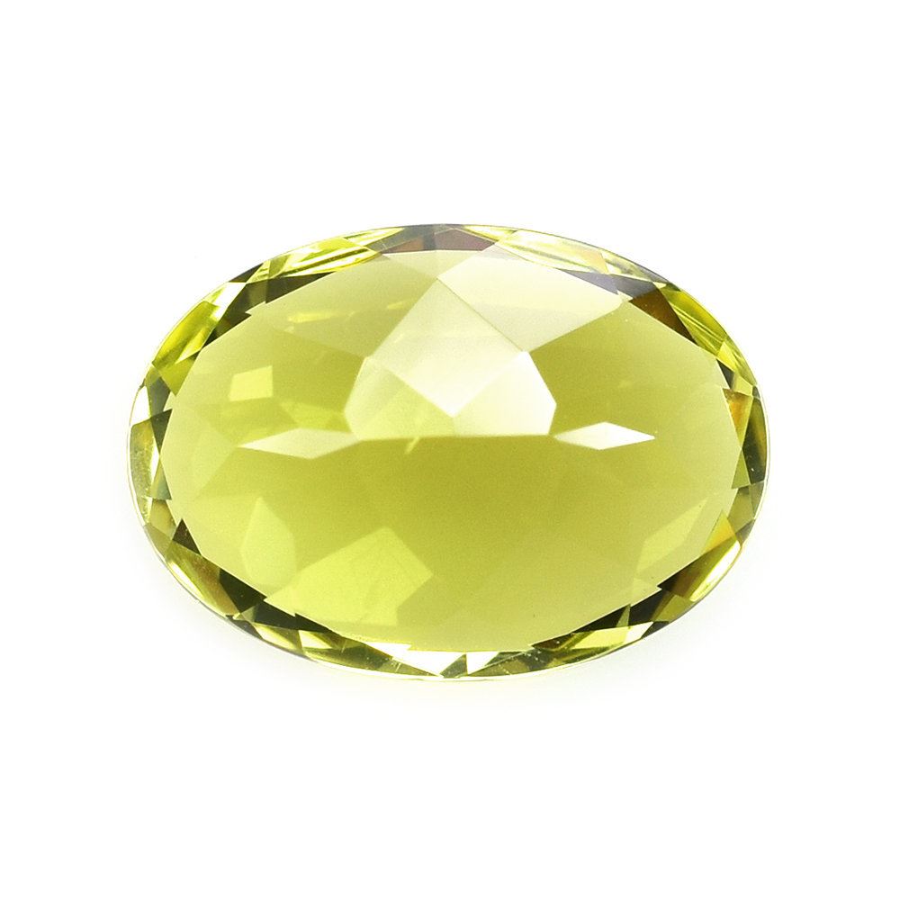 LEMON QUARTZ CUT OVAL (SI) 14X10MM 5.30 Cts.