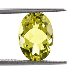 LEMON QUARTZ CUT OVAL (SI) 14X10MM 5.30 Cts.
