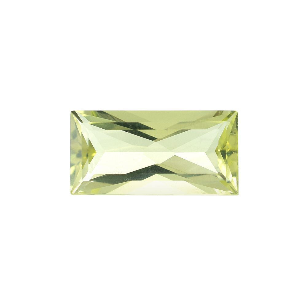 LEMON QUARTZ CUT BAGUETTE 10X5MM 1.31 Cts.