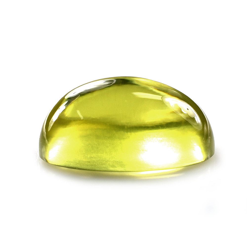 LEMON QUARTZ PLAIN OVAL CAB 20X15MM 20.20 Cts.