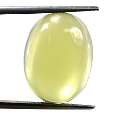 LEMON QUARTZ PLAIN OVAL CAB 20X15MM 20.20 Cts.
