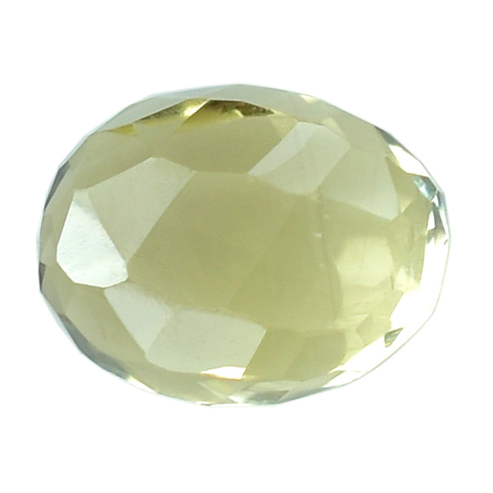 LEMON QUARTZ FACETED OLIVE 8X6MM 1.82 Cts.