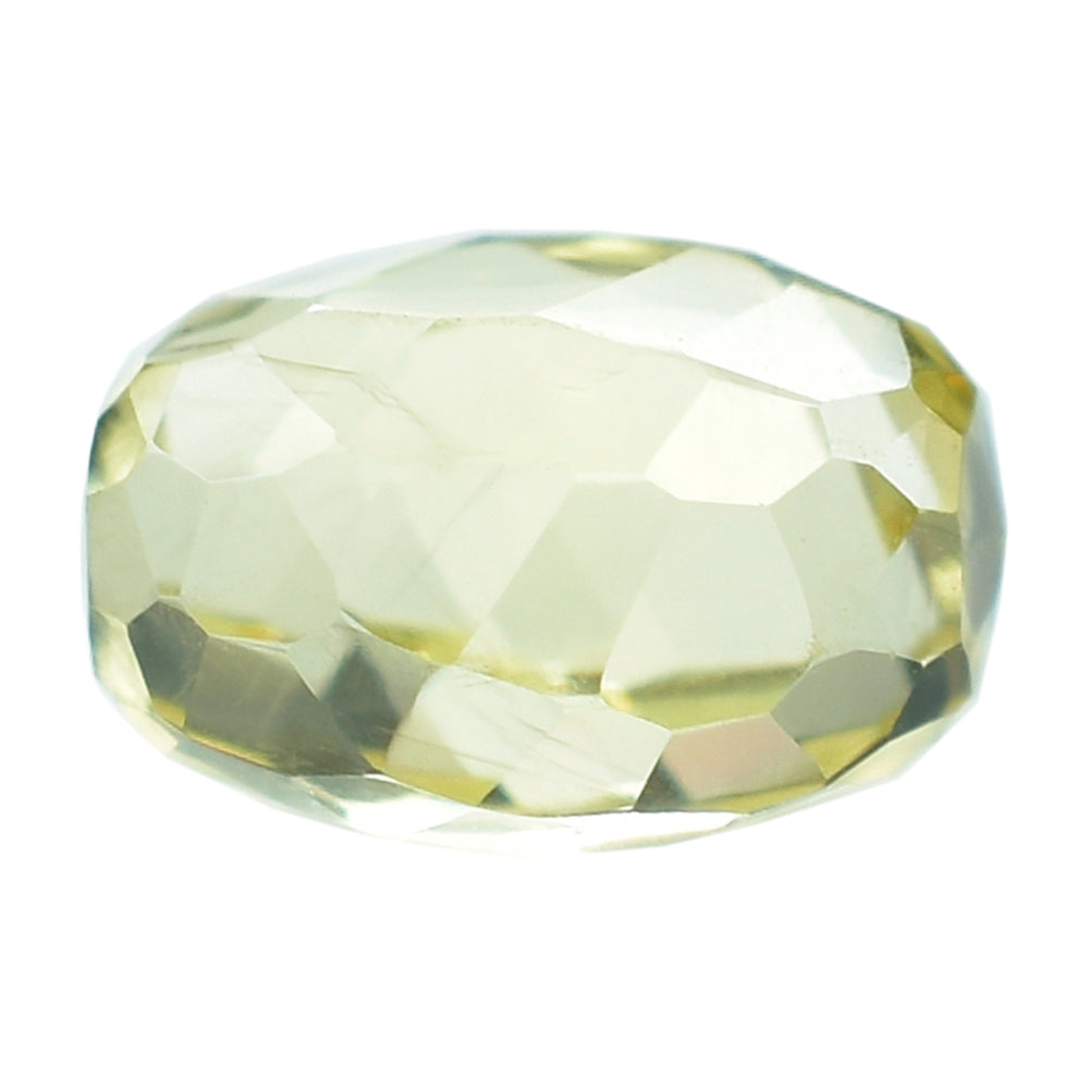 LEMON QUARTZ FACETED OLIVE 8X6MM 1.82 Cts.
