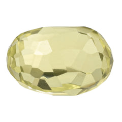 LEMON QUARTZ FACETED OLIVE 10X8MM 4.09 Cts.